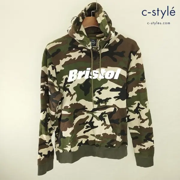 F.C.Real Bristol CAMO STAR HOOD PULLOVER PARKA カモ パーカー S マルチカラー FCRB-167039