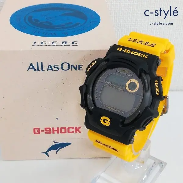 CASIO カシオ 腕時計 ブラック×イエロー G-SHOCK DW-9701K-9JR GULFMAN 第6回イルクジ タフソーラー