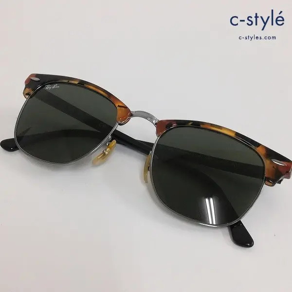 Ray-Ban サングラス 51□21 ブラウン×ブラック RB-3016 CLUBMASTER