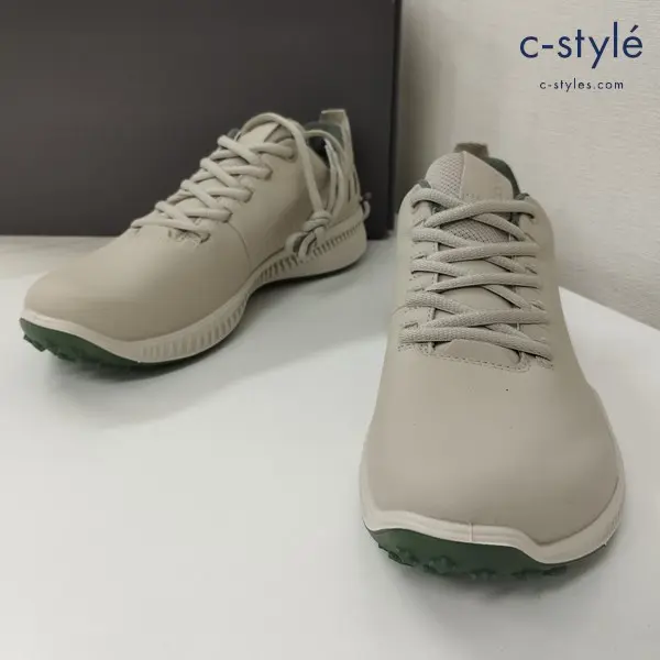 ECCO エコー M GOLF S-Hybrid 151134 スニーカー EU41 ベージュ ゴルフ用品