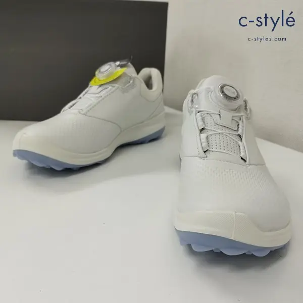 ECCO エコー ゴルフシューズ W GOLF BIOM HYBRID EU36 ホワイト スニーカー レディース