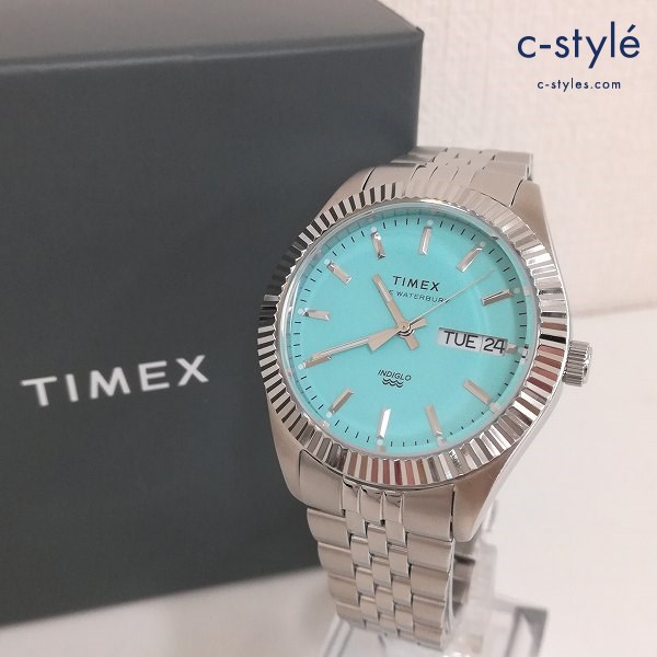 TIMEX タイメックス 腕時計 シルバー×ブルー ウォーターベリーレガシー 日本限定