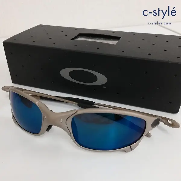 OAKLEY オークリー サングラス グレー×ブルー Plasma