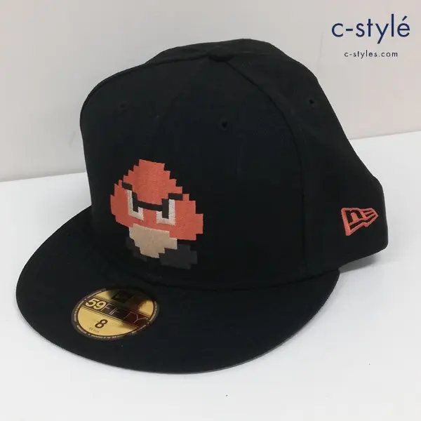 NEW ERA ニューエラ SUPER MARIO BROTHERS スーパーマリオブラザーズ クリボー キャップ 8 63.5cm ブラック