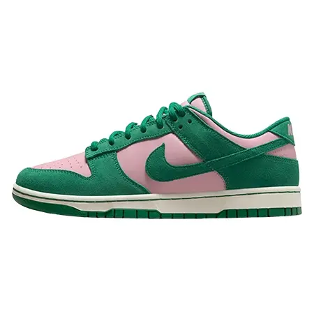 NIKE DUNK(ナイキ ダンク) NIKE DUNK LOW RETRO SE MEDIUM SOFT PINK AND MALACHITE ナイキ ダンク ロー レトロ SE ミディアムソフトピンク アンド マラカイト