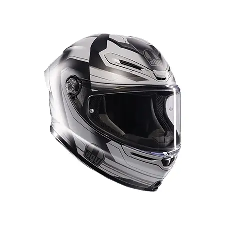 AGV(エージーブイ) ヘルメット K6 S JIST Asian Fit – ULTRASONIC MATT BLACK/GREY