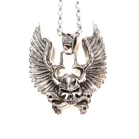 THIRTEEN DESIGNS(サーティーンデザインズ) GULL WING SKULL PENDANT