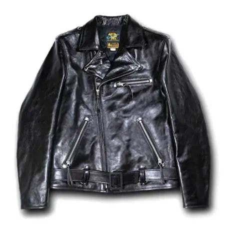 RAINBOW COUNTRY (レインボーカントリー) Horsehide Double Riders Jacket”ALL STATE”