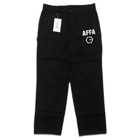 assemble a.k.a. AFFA(アッセンブル エーケーエー エーエフエフエー) Black Chino Cropped Pants