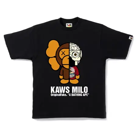 Original Fake(オリジナルフェイク) BAPE X OriginalFake Kaws Companion Milo Tee