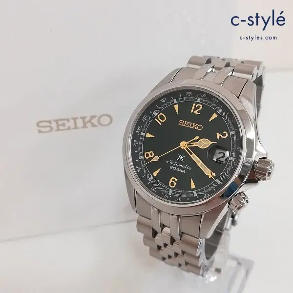 SEIKO セイコー 腕時計 シルバー アルピニスト 自動巻き SBDC091