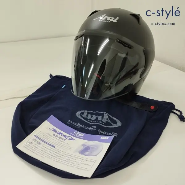 Arai アライ SZ-G ジェットヘルメット 54cm フラットブラック バイク用品