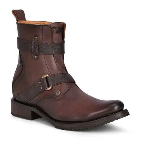 CUADRA(クアドラ) Hand-painted brown leather urban boot