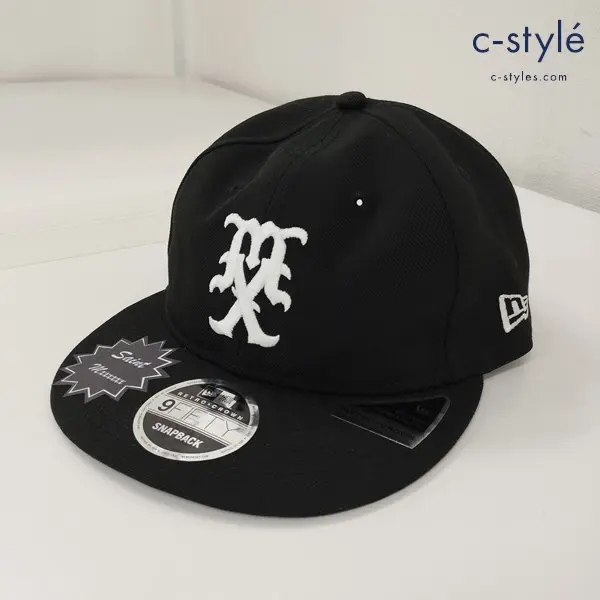 NEW ERA×SAINT Mxxxxxx 9FIFTY キャップ Fサイズ ブラック 帽子