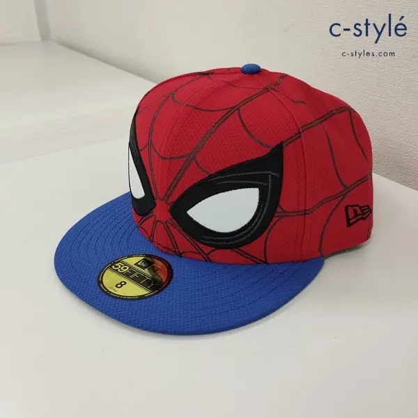 NEWERA ニューエラ × SPIDERMAN スパイダーマン キャップ 8 63.5cm レッド×ブルー 59FIFTY