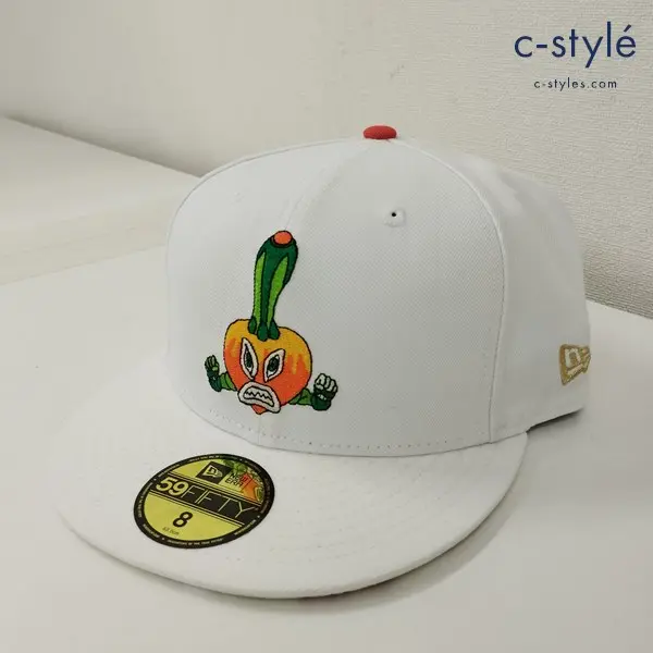 NEWERA ニューエラ × ジョジョの奇妙な冒険 JOJO キャップ 8 63.5cm ホワイト 帽子 59FIFTY