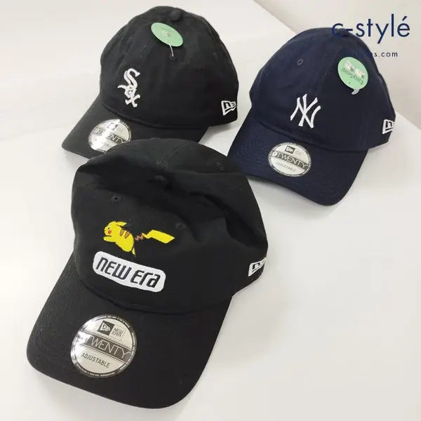 NEWERA ニューエラ 9TWENTYキャップ F ポケモン ヤンキース シカゴ・ホワイトソックス 計3点