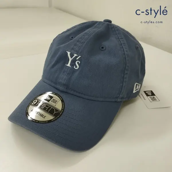 NEWERA ニューエラ × Y’s ワイズ 9THIRTY LOGO CAP F ブルー キャップ 帽子