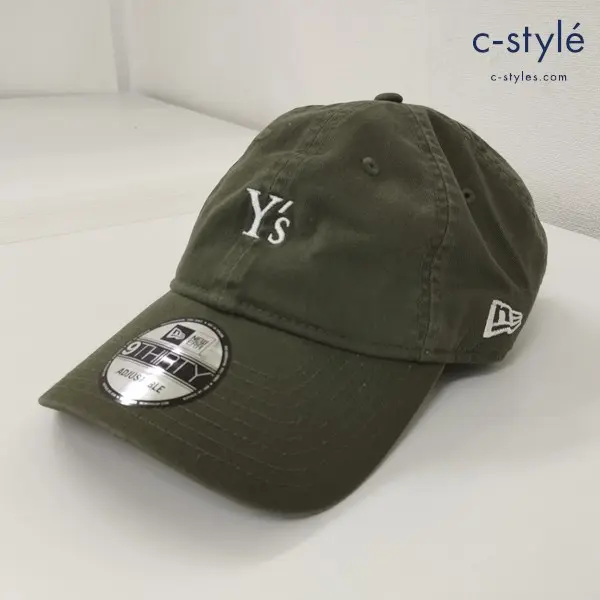 NEWERA ニューエラ × Y’s ワイズ 9THIRTY LOGO CAP F カーキ キャップ 帽子