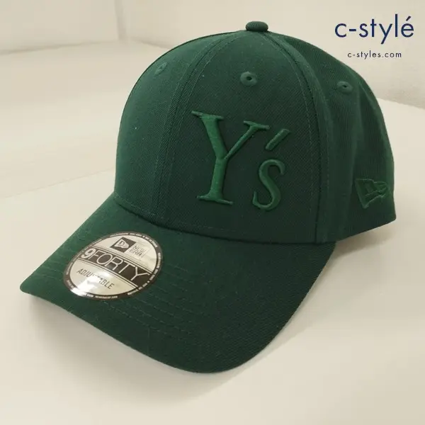 NEWERA ニューエラ × Y’s ワイズ 9FORTY LOGO CAP F ダークグリーン キャップ 帽子 SS24