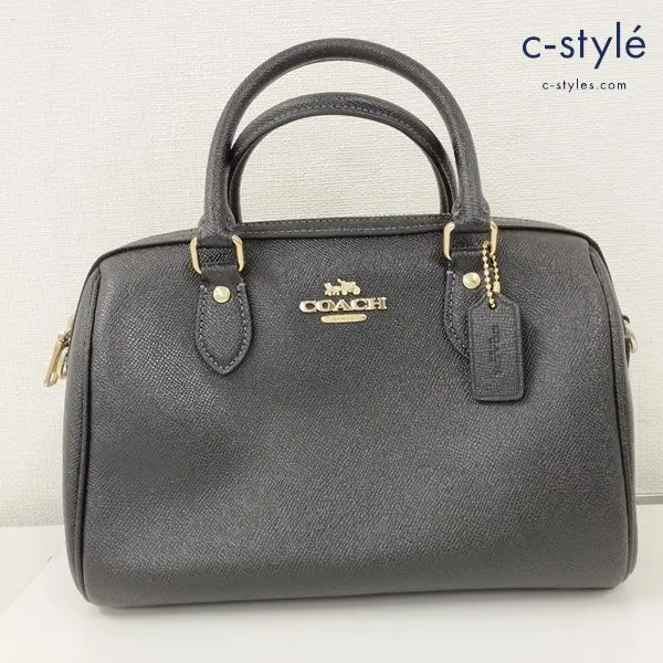 COACH コーチ ハンドバッグ ブラック ローアンサッチェル L2222-CH282