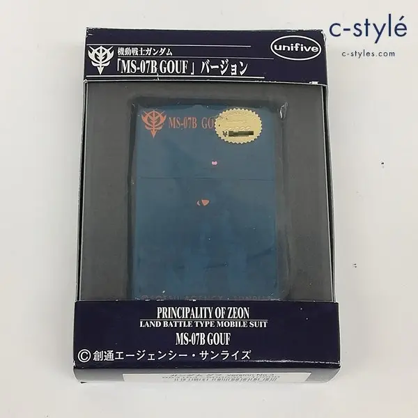 ZIPPO ジッポー 機動戦士ガンダム MS-07B グフ version No.3 2002年製 オイルライター ブルー 喫煙具