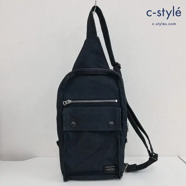 PORTER ポーター スリングショルダーバッグ ネイビー BEAT ボディバッグ