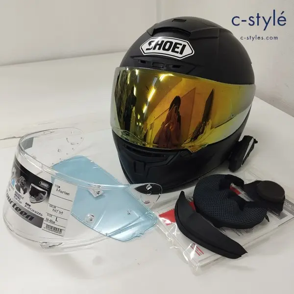 SHOEI ショウエイ X-Fourteen フルフェイスヘルメット L 59～60cm ブラック +CIEL Tour mate インカム装着済