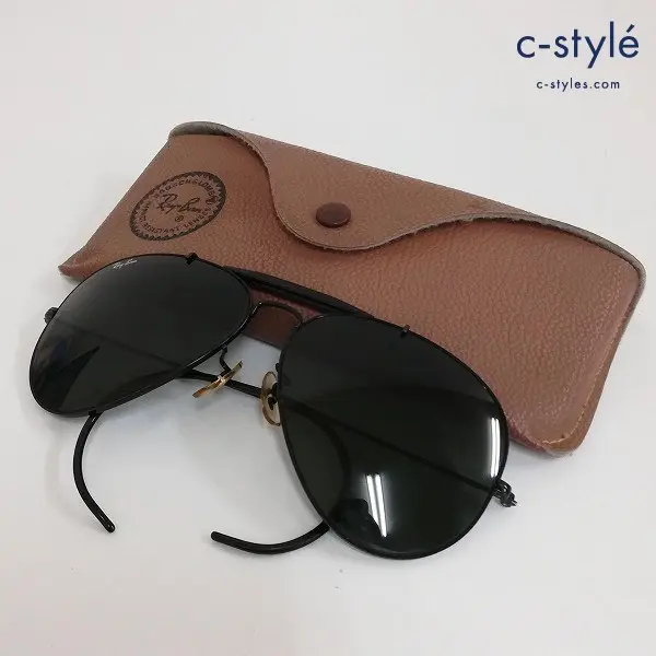 Ray-Ban レイバン サングラス 62□14 ブラック OUTDOORSMAN USA製