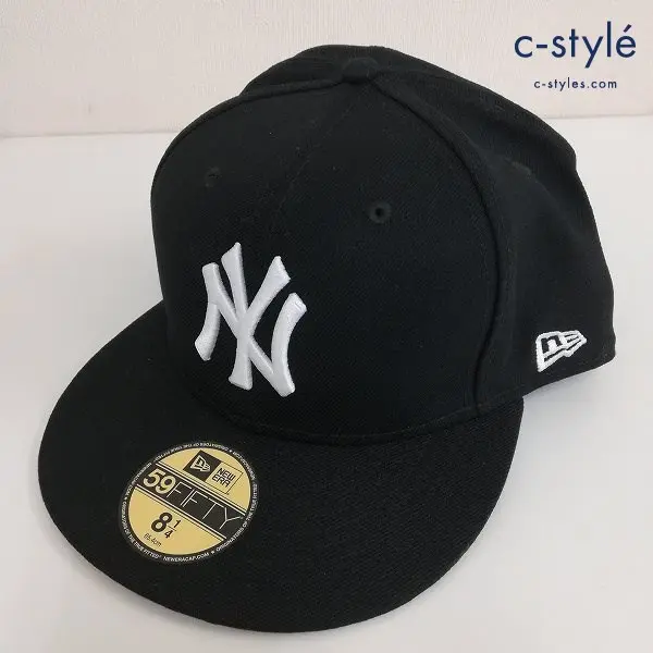 NEWERA ニューエラ ニューヨークヤンキース キャップ 8・1/4 65.4cm ブラック 59FIFTY