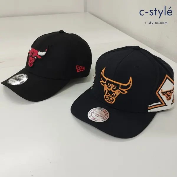 NEWERA ニューエラ キャップ F ブラック シカゴブルズ NBA 帽子 2種