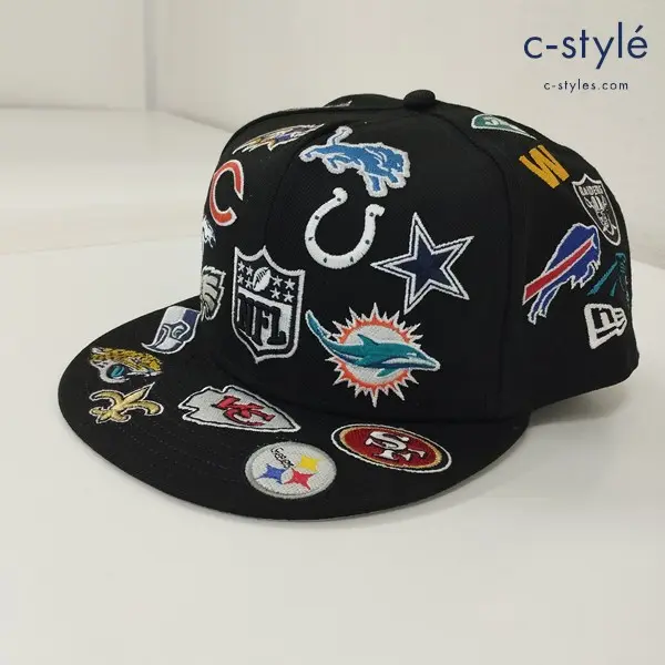 NEWERA ニューエラ キャップ 8 63.5cm ブラック NFL ALL LOGOS 12590758