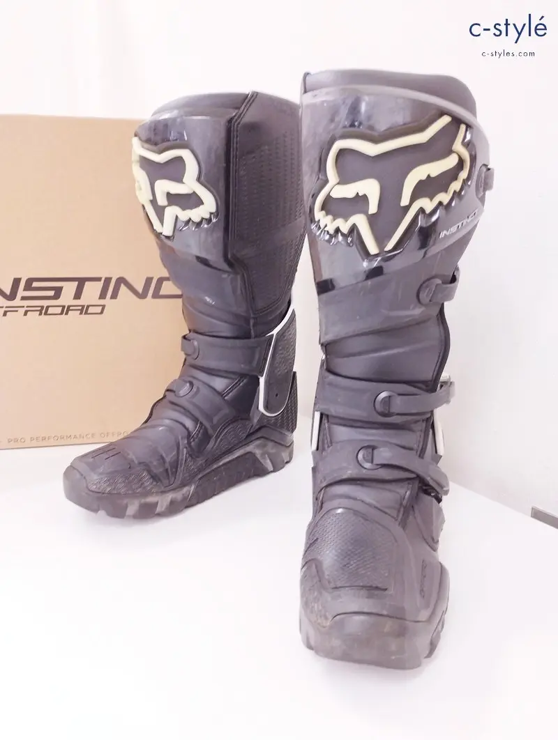 FOX フォックス インスティンクブーツ M10 27cm ブラック INSTINCT X BOOT バイク用品