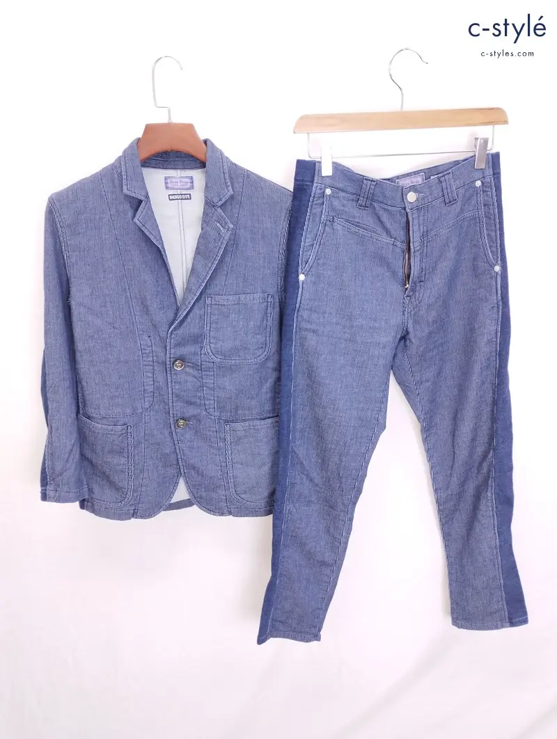 BLUE BLUE ブルーブルー 聖林公司 ジャケット パンツ 1 インディゴ JK1888 PA1835 INDIGO DYE