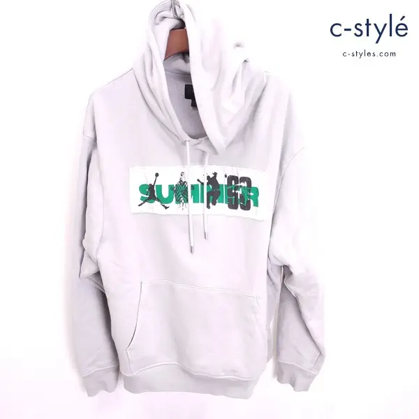 JORDAN × UNION × BEPHIES BEAUTY SUPPLY フリースフーディー XL グレー FD4244-097