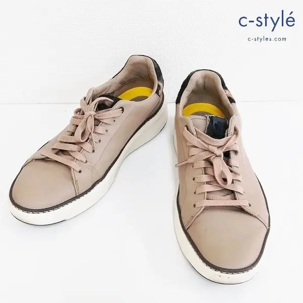 COLE HAAN コールハーン グランドプロトップスピンスニーカー 7・1/2 ベージュ 牛革 C37013