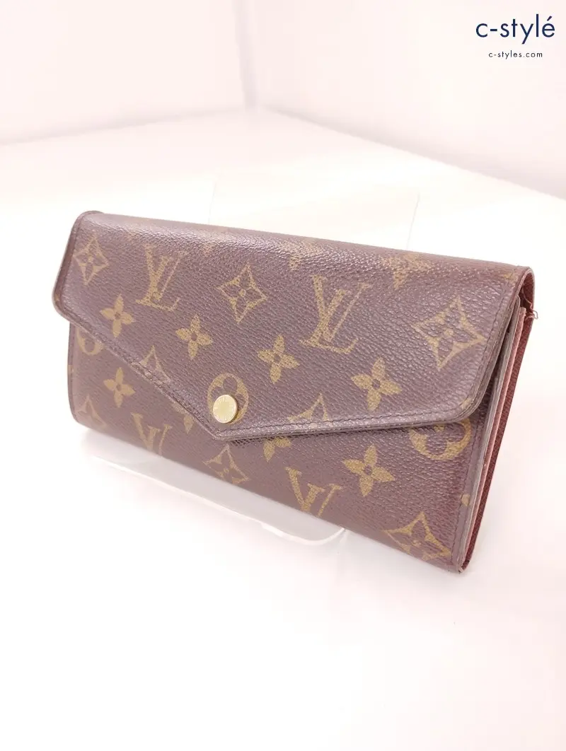 LOUISVUITTON ルイヴィトン モノグラム ポルトフォイユ・サラ 長財布 ブラウン系 M60531