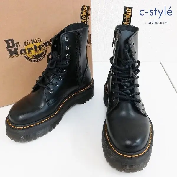 Dr.Martens ドクターマーチン ブーツ UK5 ブラック 靴 JADON 8ホール 15265001 レディース