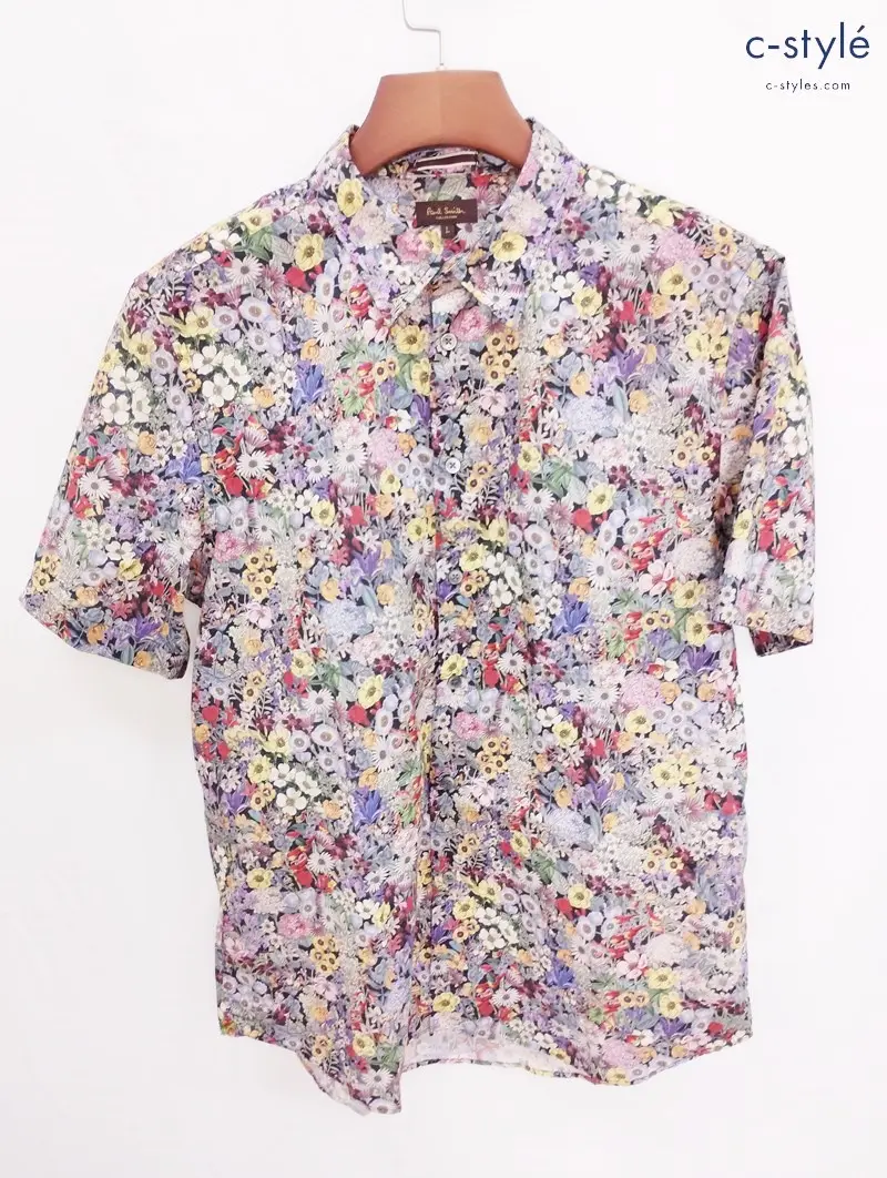 Paul Smith COLLECTION ポールスミスコレクション 半袖シャツ L マルチカラー 花柄 ボタニカル