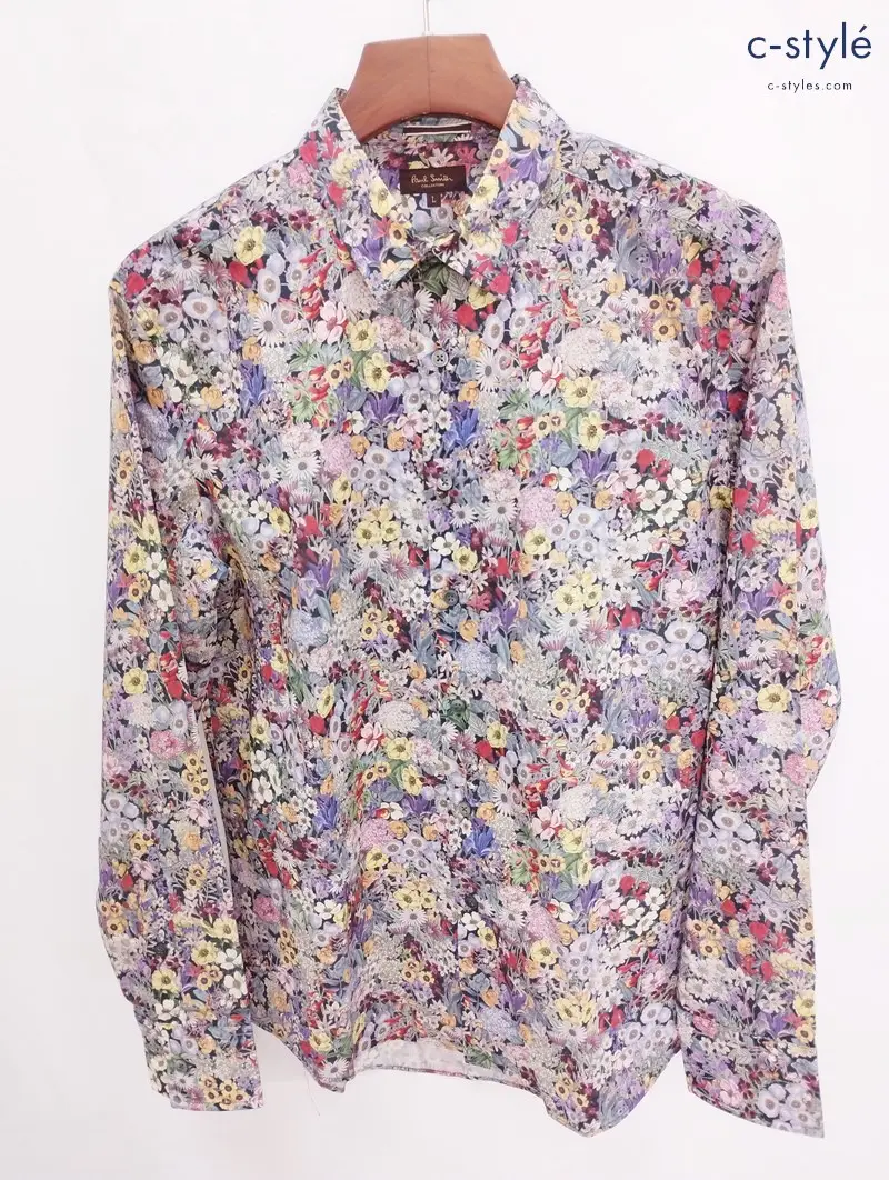 Paul Smith COLLECTION ポールスミスコレクション 長袖シャツ L マルチカラー 花柄 ボタニカル