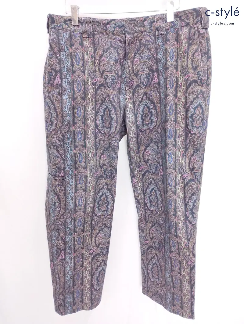 Paul Smith ポールスミス ペイズリー パンツ XL マルチカラー