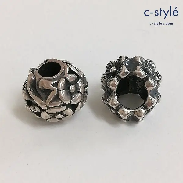 TROLLBEADS トロールビーズ 花 フラワー シルバー LAA 925S