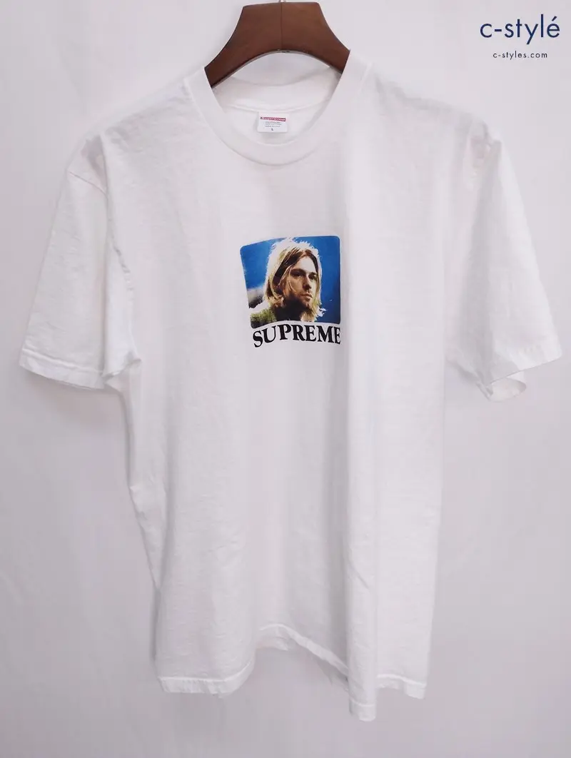 Supreme シュプリーム Tシャツ Kurt Cobain Tee L ホワイト 半袖 綿100% アメリカ製 RN#101837