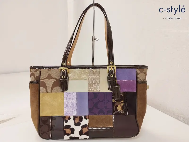 COACH コーチ トートバッグ マルチカラー パッチワークトート 9499 レディース EST.1941