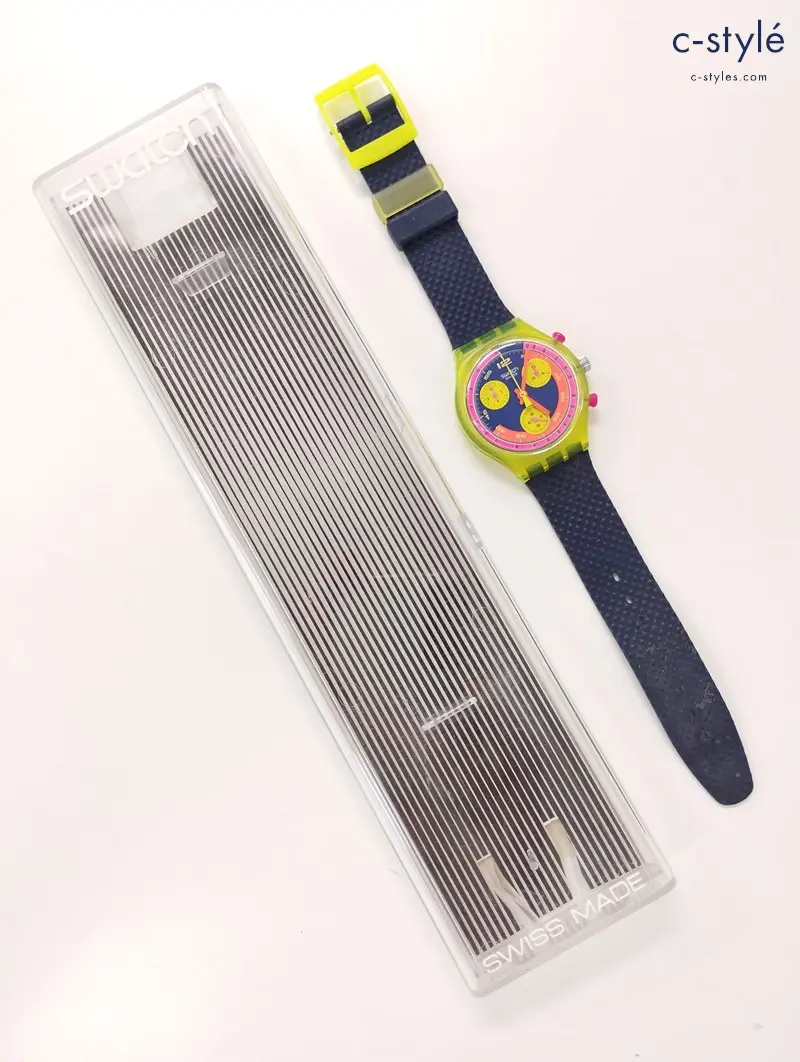 swatch スウォッチ 腕時計 GRAND PRIX SCJ101 マルチカラー クォーツ クロノグラフ