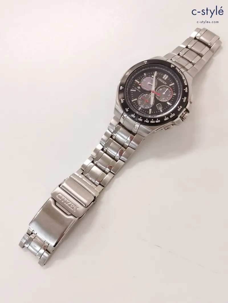 CITIZEN シチズン 腕時計 シルバー E820-S063868 クロノグラフ