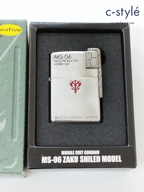 ZIPPO ジッポー オイルライター 機動戦士ガンダム MS-06 ZAKUII シールドモデル No.2 立体プレート 2003年製