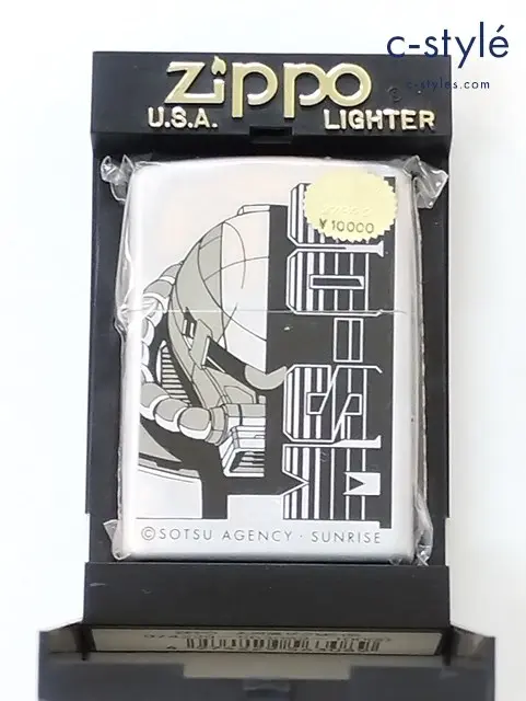 ZIPPO ジッポー オイルライター シルバー 機動戦士ガンダム 大河原ザク MS-06 2000年製 喫煙具