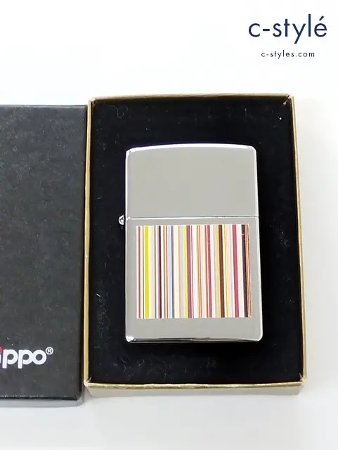 ZIPPO ジッポー オイルライター Paul Smith ポールスミス マルチストライプ 1999年製 喫煙具の買取金額(買取実績)