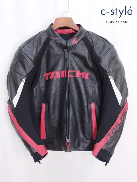 RS TAICHI レザージャケット US38 ブラック RSJ830 牛革 バイクウェア